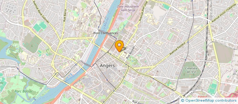 localisation de l'entreprise SCI DCJ à ANGERS