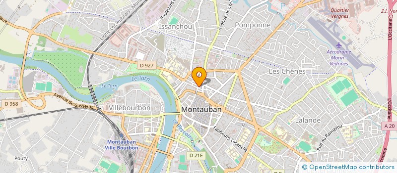 localisation de l'entreprise SCI DCJ  MONTAUBAN