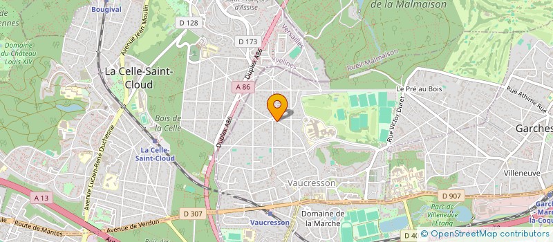 localisation de l'entreprise SCI DCJD à VAUCRESSON