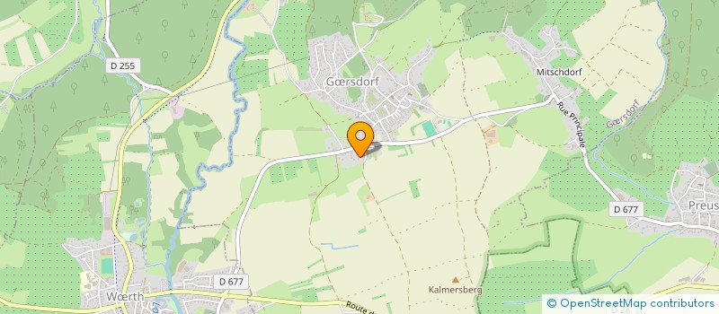 localisation de l'entreprise SCI DCJPL  GOERSDORF