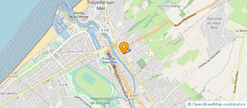 localisation de l'entreprise SCI DCL  TROUVILLE-SUR-MER