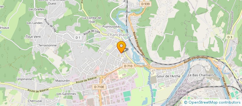 localisation de l'entreprise SCI DCM  CHANCELADE