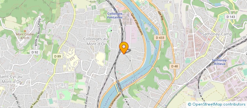 localisation de l'entreprise SCI DCM  LYON