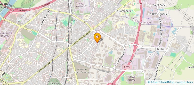 localisation de l'entreprise SCI DCM  SAINT-BARTHELEMY-D'ANJOU