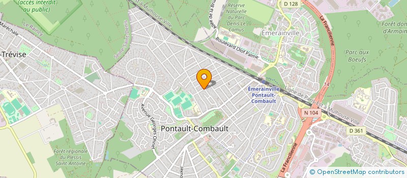 localisation de l'entreprise SCI DCMA à PONTAULT-COMBAULT