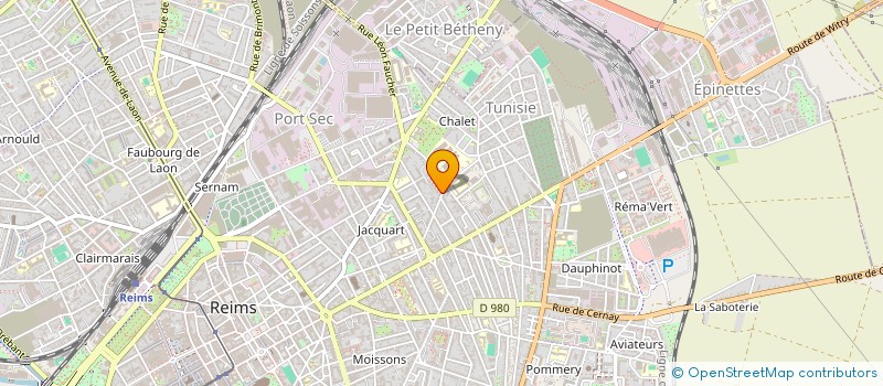 localisation de l'entreprise SCI DCMC HENRY  REIMS