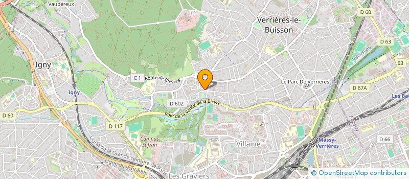 localisation de l'entreprise SCI DCMPP à VERRIERES-LE-BUISSON