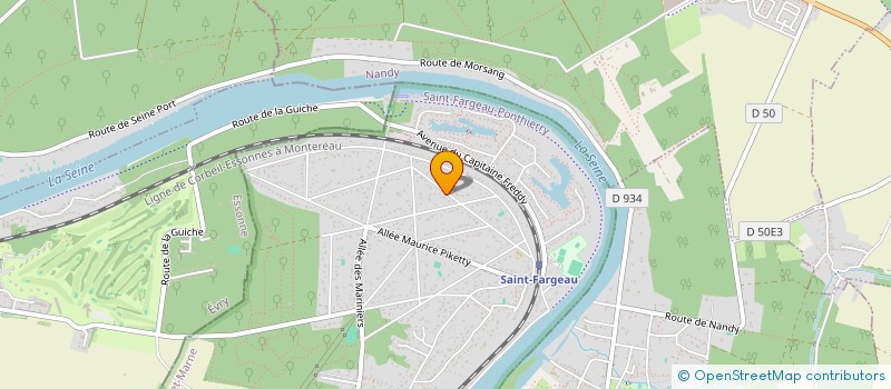 localisation de l'entreprise SCI DCN FAMILY  SAINT-FARGEAU-PONTHIERRY