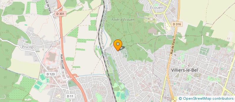 localisation de l'entreprise SCI DCP à SARCELLES