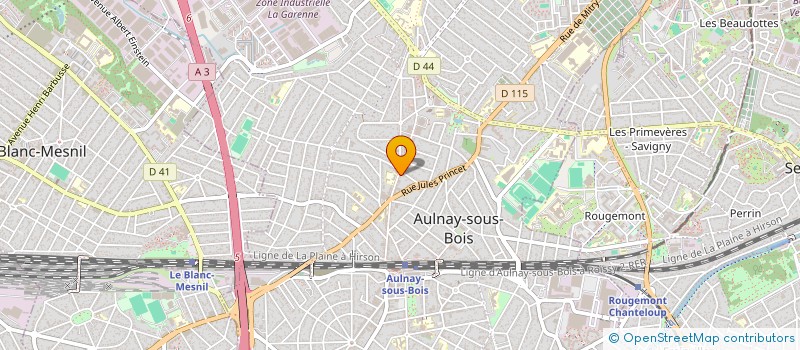 localisation de l'entreprise SCI DCP ASSOCIES à AULNAY-SOUS-BOIS