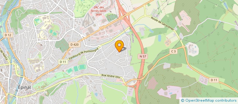localisation de l'entreprise SCI DCPC à EPINAL