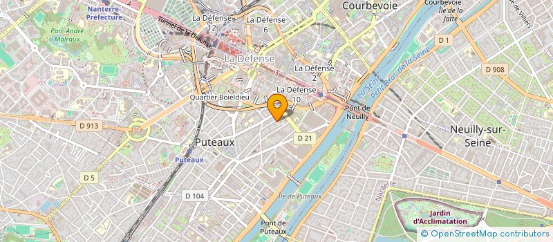 localisation de l'entreprise SCI DCRV COUSINS  PUTEAUX