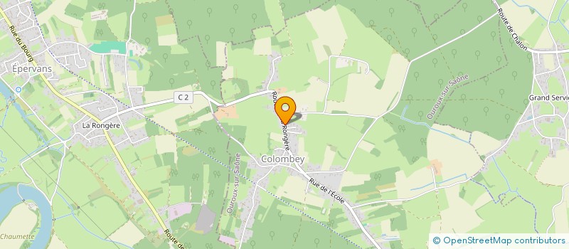 localisation de l'entreprise SCI DCVL  OUROUX-SUR-SAONE