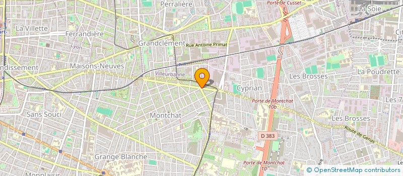 localisation de l'entreprise SCI DD  LYON