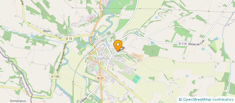 localisation de l'entreprise SCI DD  ASTAFFORT