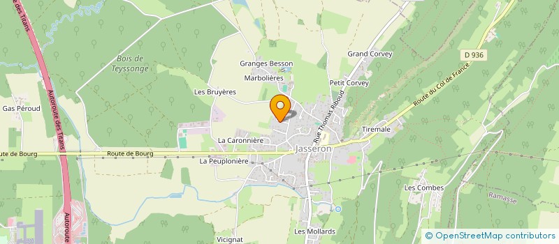 localisation de l'entreprise SCI DD  JASSERON