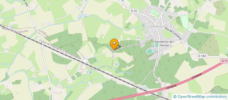 localisation de l'entreprise SCI DD  LOMBRON