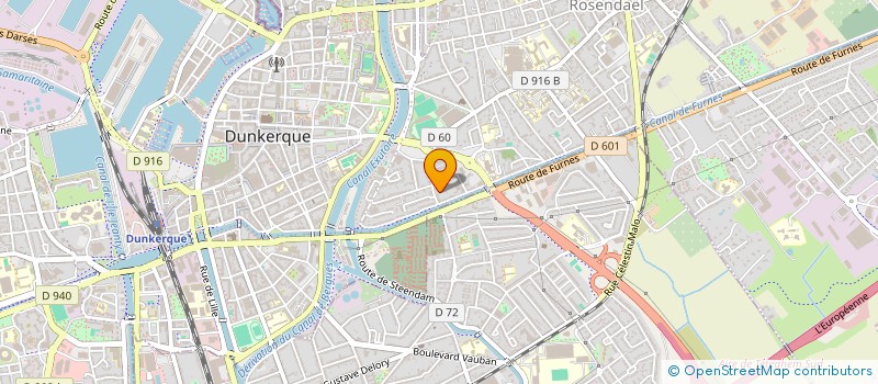 localisation de l'entreprise SCI DD FD à DUNKERQUE