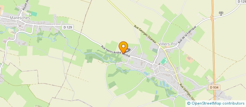 localisation de l'entreprise SCI DDA  VILLERS-POL