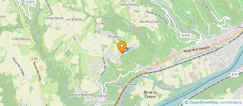 localisation de l'entreprise SCI DDAVID  TUPIN-ET-SEMONS