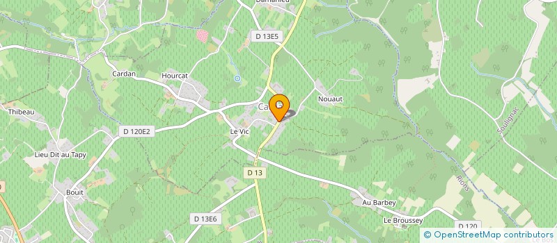 localisation de l'entreprise SCI DDC  BEGUEY