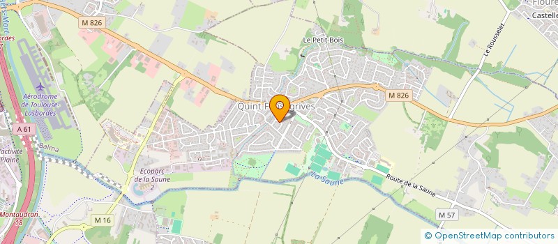 localisation de l'entreprise SCI DDC  QUINT-FONSEGRIVES