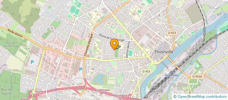 localisation de l'entreprise SCI DDD-ASCAIN à THIONVILLE