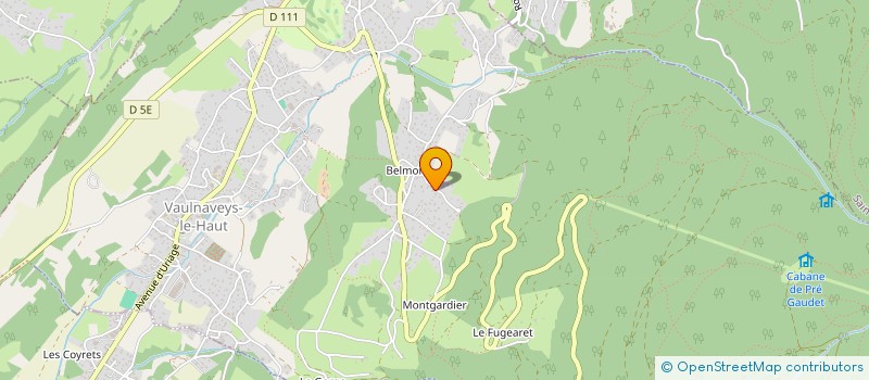 localisation de l'entreprise SCI DDG  VAULNAVEYS-LE-HAUT