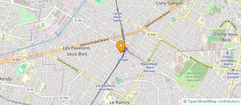 localisation de l'entreprise SCI DDG FAMILY  LES PAVILLONS-SOUS-BOIS