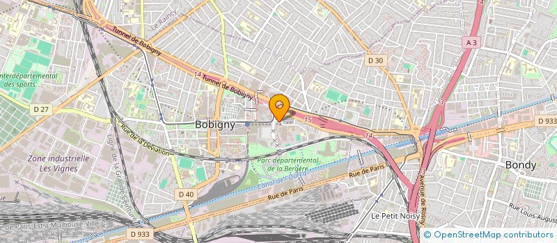 localisation de l'entreprise SCI DDH BERLIOZ à ROMAINVILLE