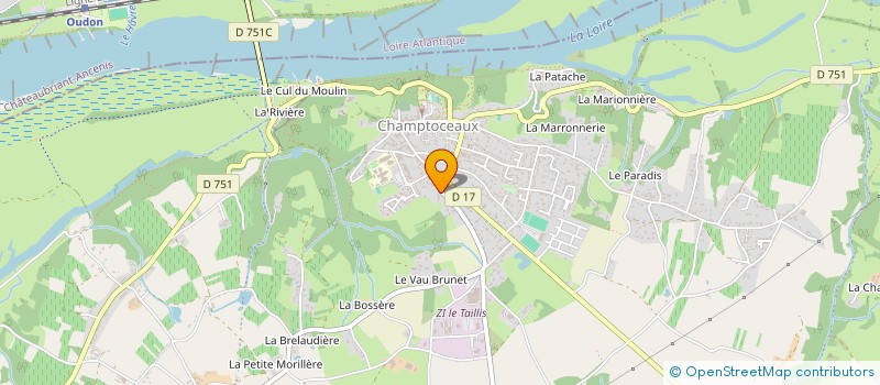 localisation de l'entreprise SCI DDH DU BARBOTIN  OREE-D'ANJOU