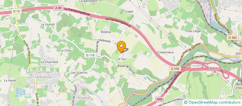 localisation de l'entreprise SCI DDIFLS  CHATILLON