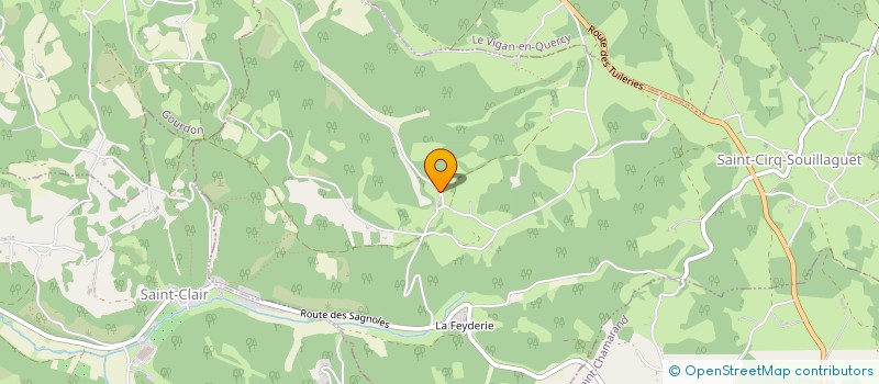 localisation de l'entreprise SCI DDJ  GOURDON