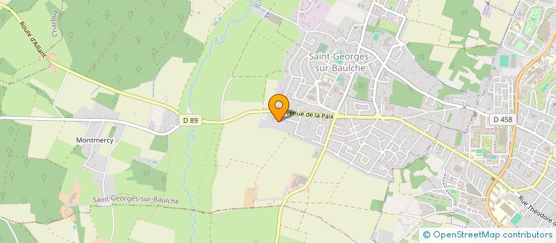 localisation de l'entreprise SCI DDMD  SAINT-GEORGES-SUR-BAULCHE