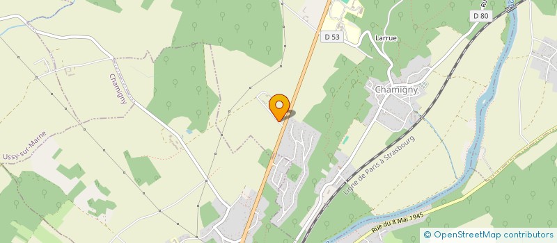 localisation de l'entreprise SCI DDMJ  CHAMIGNY