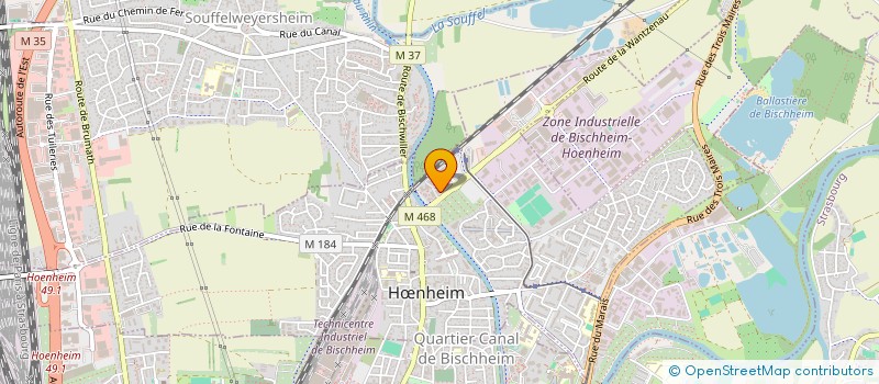 localisation de l'entreprise SCI DDO  HAGUENAU