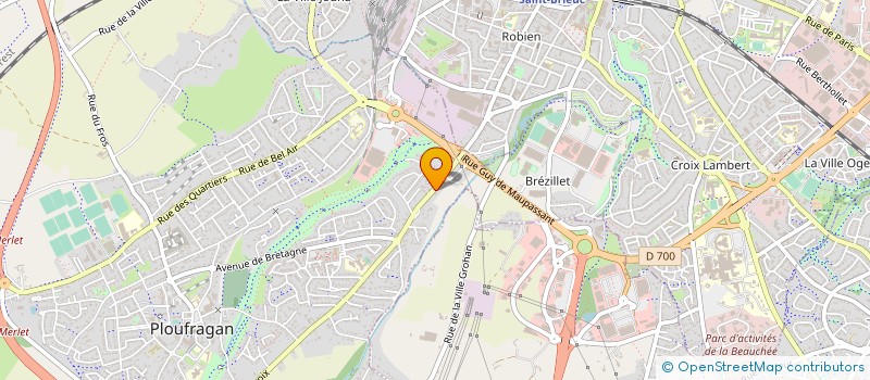 localisation de l'entreprise SCI DDP  PLOUFRAGAN