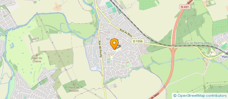 localisation de l'entreprise SCI DDP  METZ