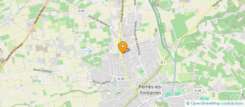 localisation de l'entreprise SCI DDPM  PERNES-LES-FONTAINES