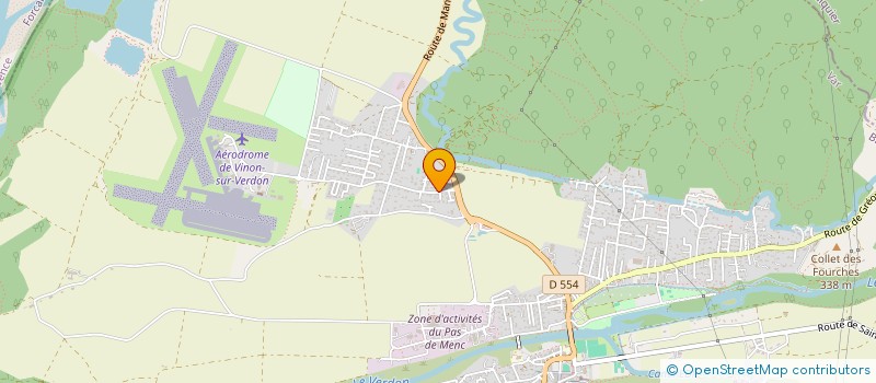 localisation de l'entreprise SCI DDR  VINON-SUR-VERDON