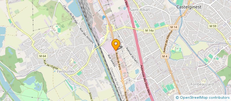 localisation de l'entreprise SCI DDRD  CASTELSARRASIN