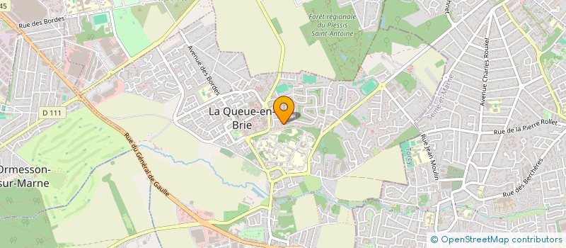 localisation de l'entreprise SCI DDS  LA QUEUE-EN-BRIE