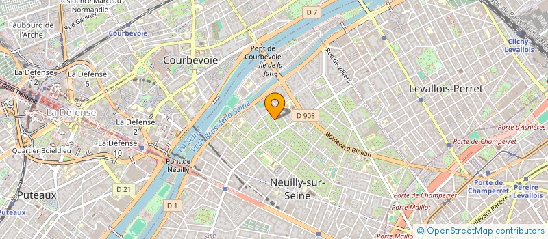 localisation de l'entreprise SCI DDS à NEUILLY-SUR-SEINE