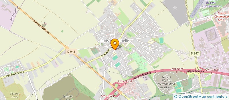 localisation de l'entreprise SCI DDS  LOOS-EN-GOHELLE