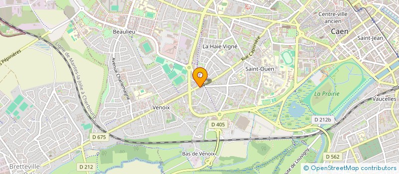 localisation de l'entreprise SCI DDS à CAEN