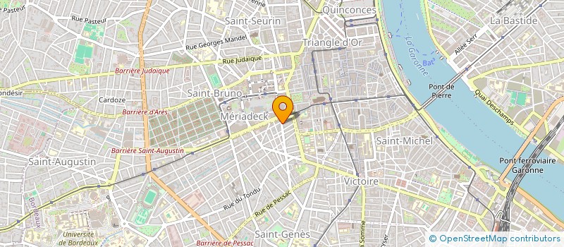 localisation de l'entreprise SCI DDTBR  BORDEAUX