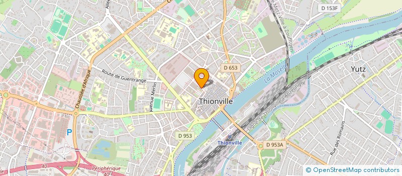 localisation de l'entreprise SCI DDW à THIONVILLE