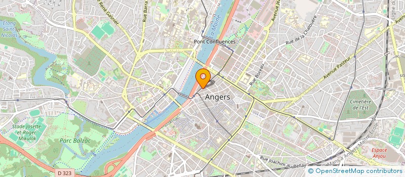 localisation de l'entreprise SCI DE 35 R THIERS à ANGERS
