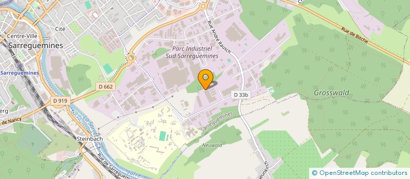 localisation de l'entreprise SCI DE 71 BEY à SARREGUEMINES