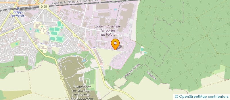 localisation de l'entreprise SCI DE ABREU  CREPY-EN-VALOIS